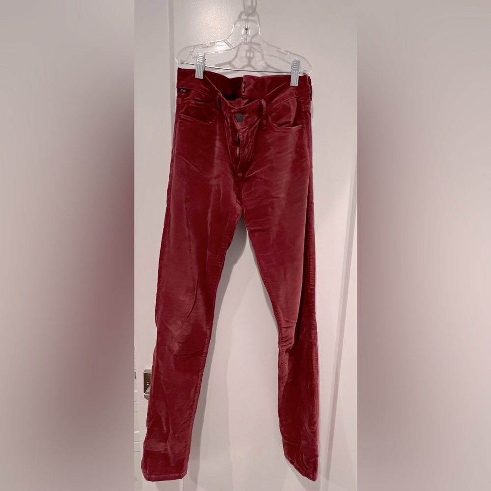 Autumn velveteen skinny jeans